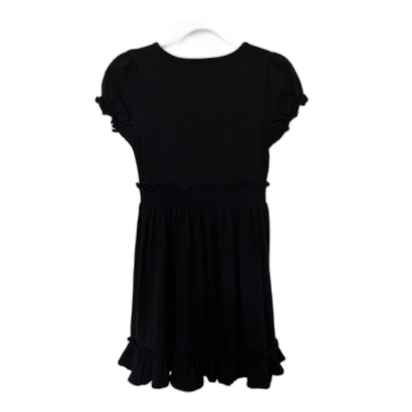Matilda Jane Black Dress Girl's Size 14 Casual Everyday Event Girly Ruffle - Picture 5 of 8